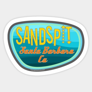 Sandspit Santa Barbara: California Surf Breaks Sticker